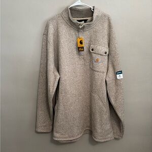 NWT Carhartt Men's Tan Sweater  3XLT